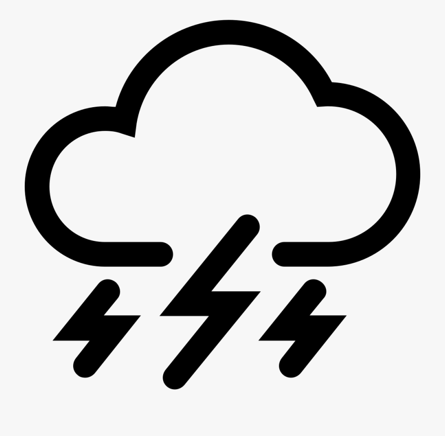 Severe Storm Symbol Png, Transparent Clipart