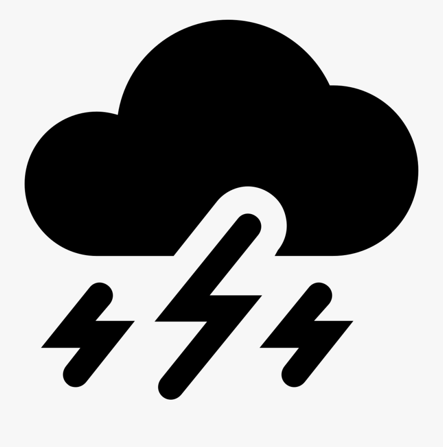 Transparent Thunderstorm Png - Extreme Weather Icon Png, Transparent Clipart