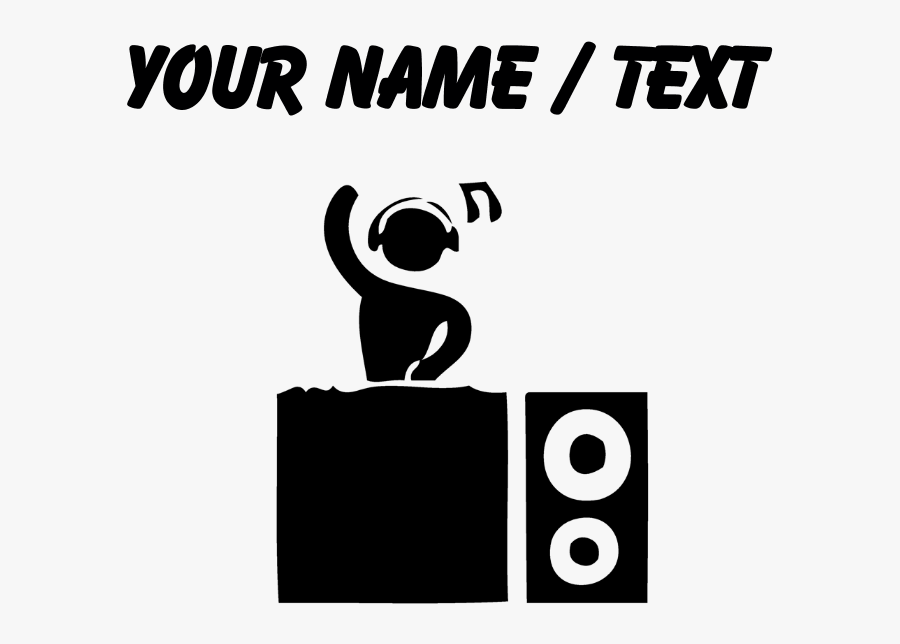 Dj Clipart Dj Booth - Illustration, Transparent Clipart