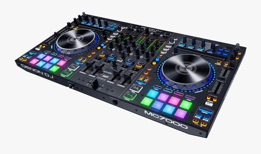 Transparent Dj Setup Png - Denon Dj Mc7000, Transparent Clipart