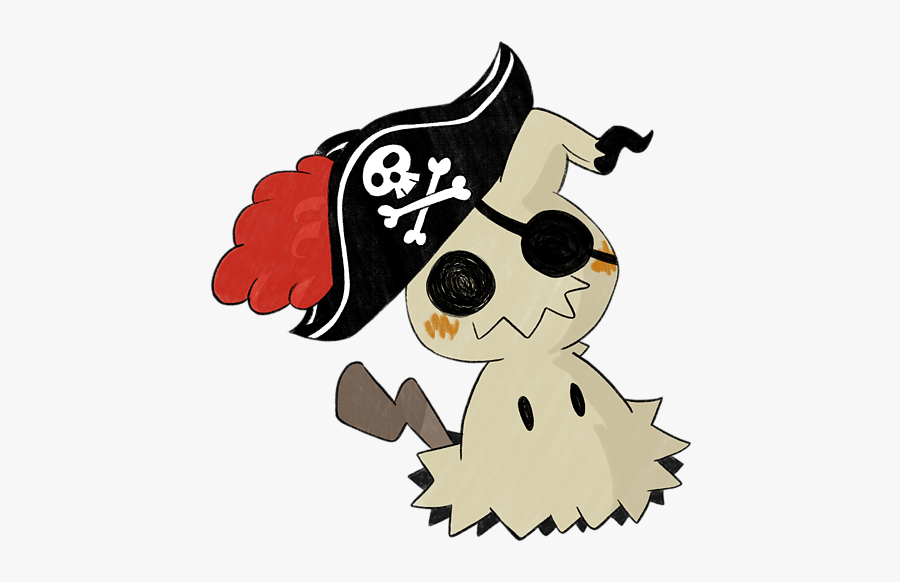 Mimikyu Pirate, Transparent Clipart