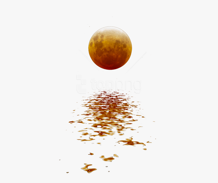 Download Beautiful Moon Images - Moon Reflection On Water Transparent, Transparent Clipart