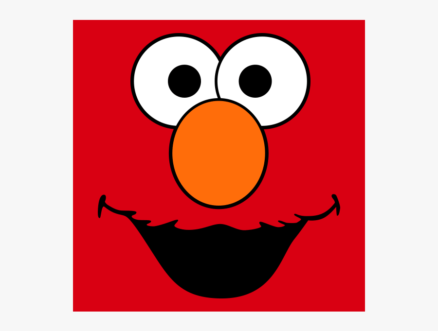 Elmo Face Image - Elmo Face Clipart, Transparent Clipart