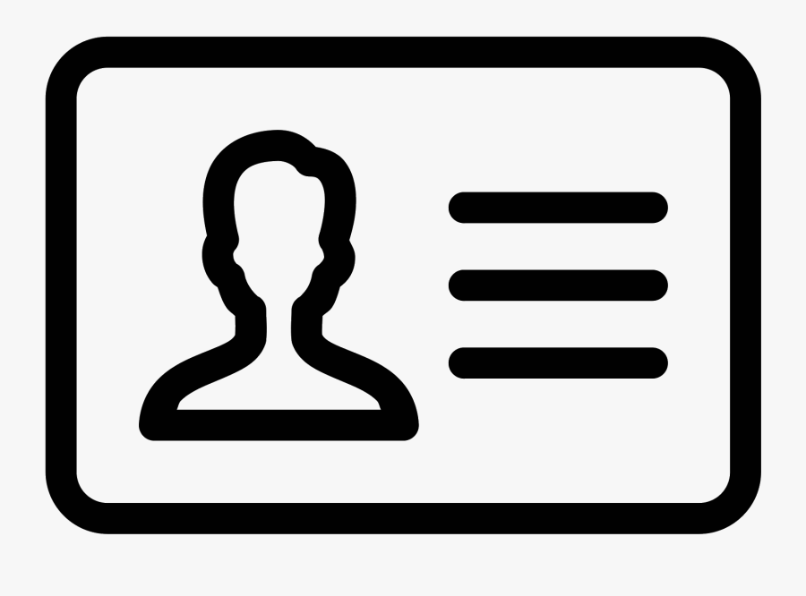 Id Badge Png - Icone Identité Png, Transparent Clipart
