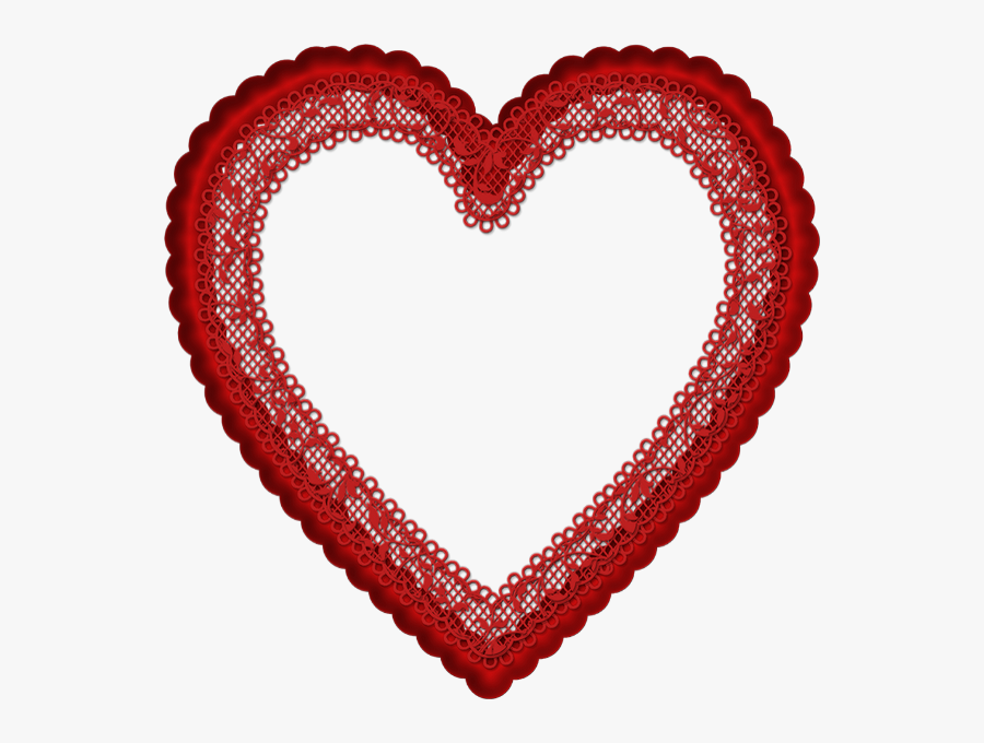 Transparent Heart Frame Png - Cadre Coeur Png, Transparent Clipart