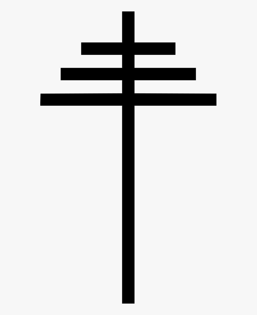 Papal Cross Pope Christian Cross Symbol, Transparent Clipart