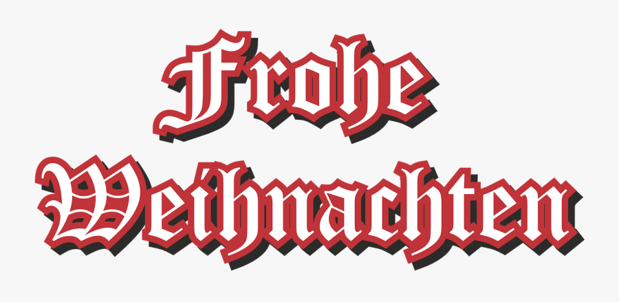 Frohe Weihnachten - Frohe Weihnachten Schrift Png, Transparent Clipart