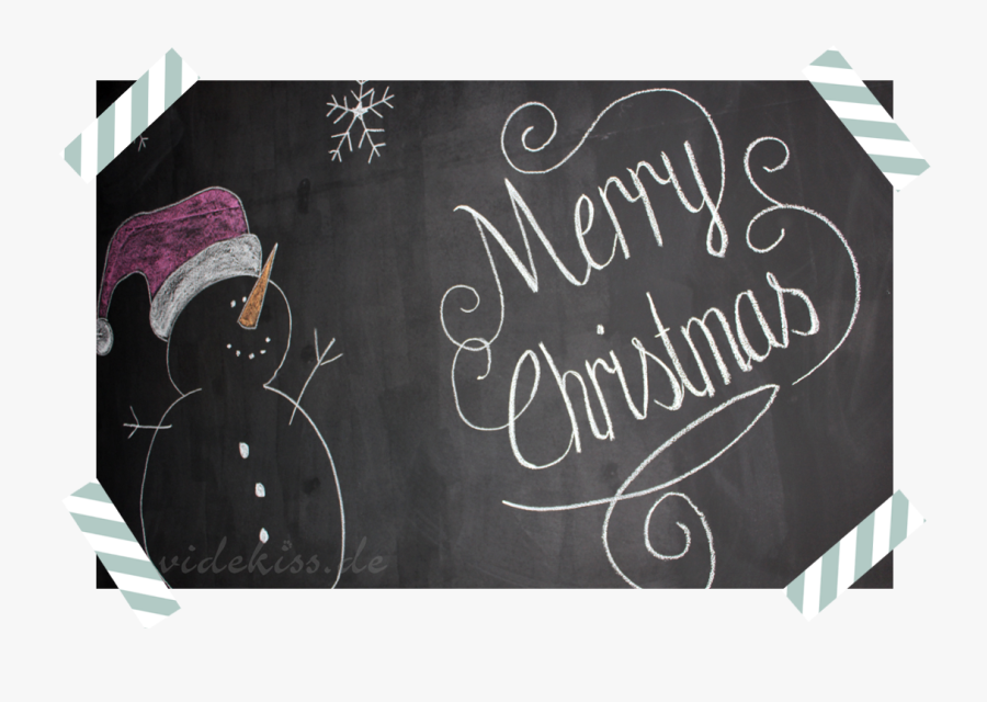 Holidays Clipart Chalkboard - Calligraphy, Transparent Clipart