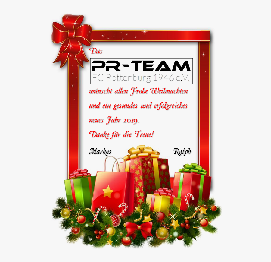 Clip Art Frame Christmas Border, Transparent Clipart