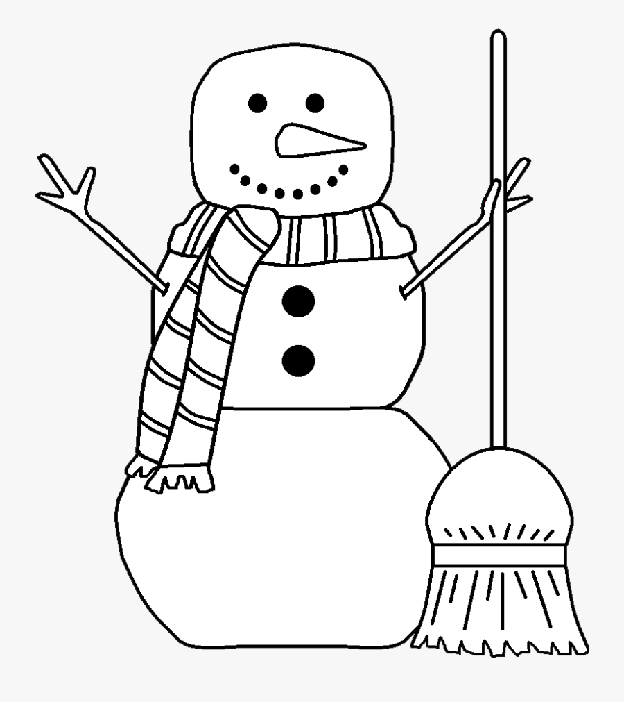 Background Courtesy Of - Snowman Black And White Clipart, Transparent Clipart