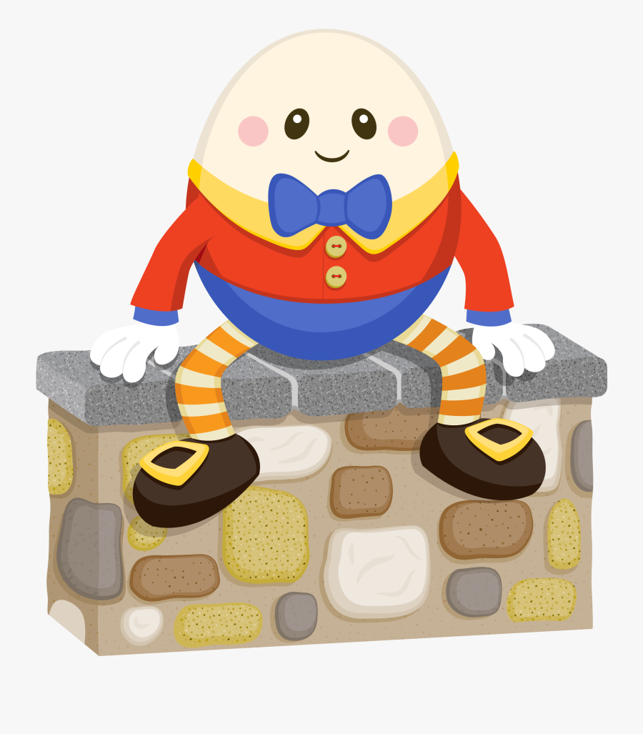Humpty Dumpty Birthday Invitations, Transparent Clipart