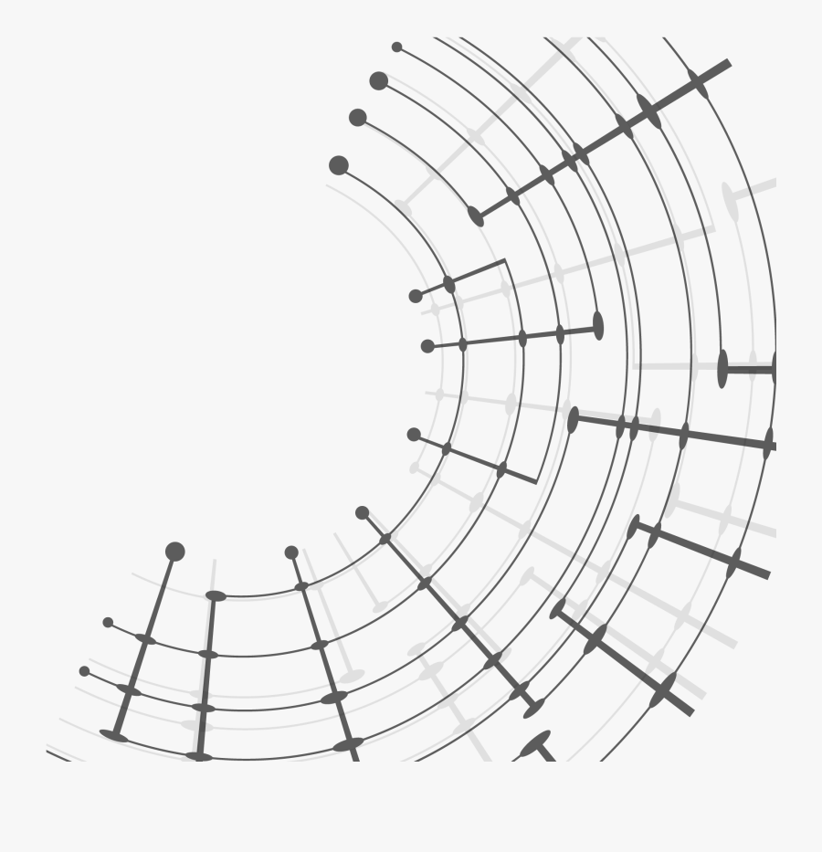 Technology Euclidean Gray Background - Technology Vector Black Png, Transparent Clipart