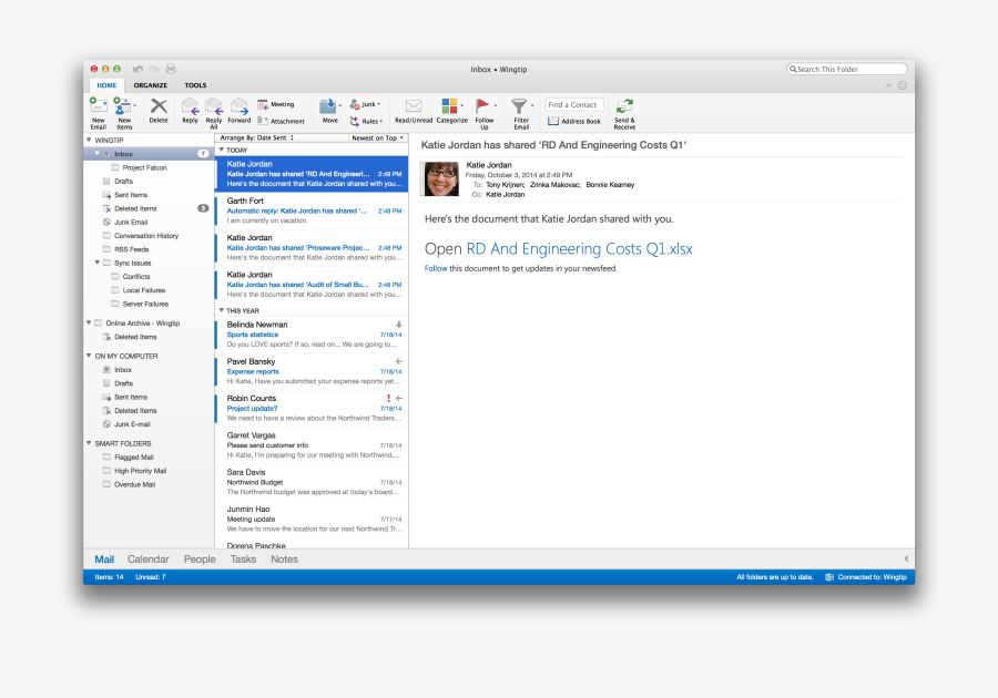 01 Mail All Retina - Outlook On Mac, Transparent Clipart