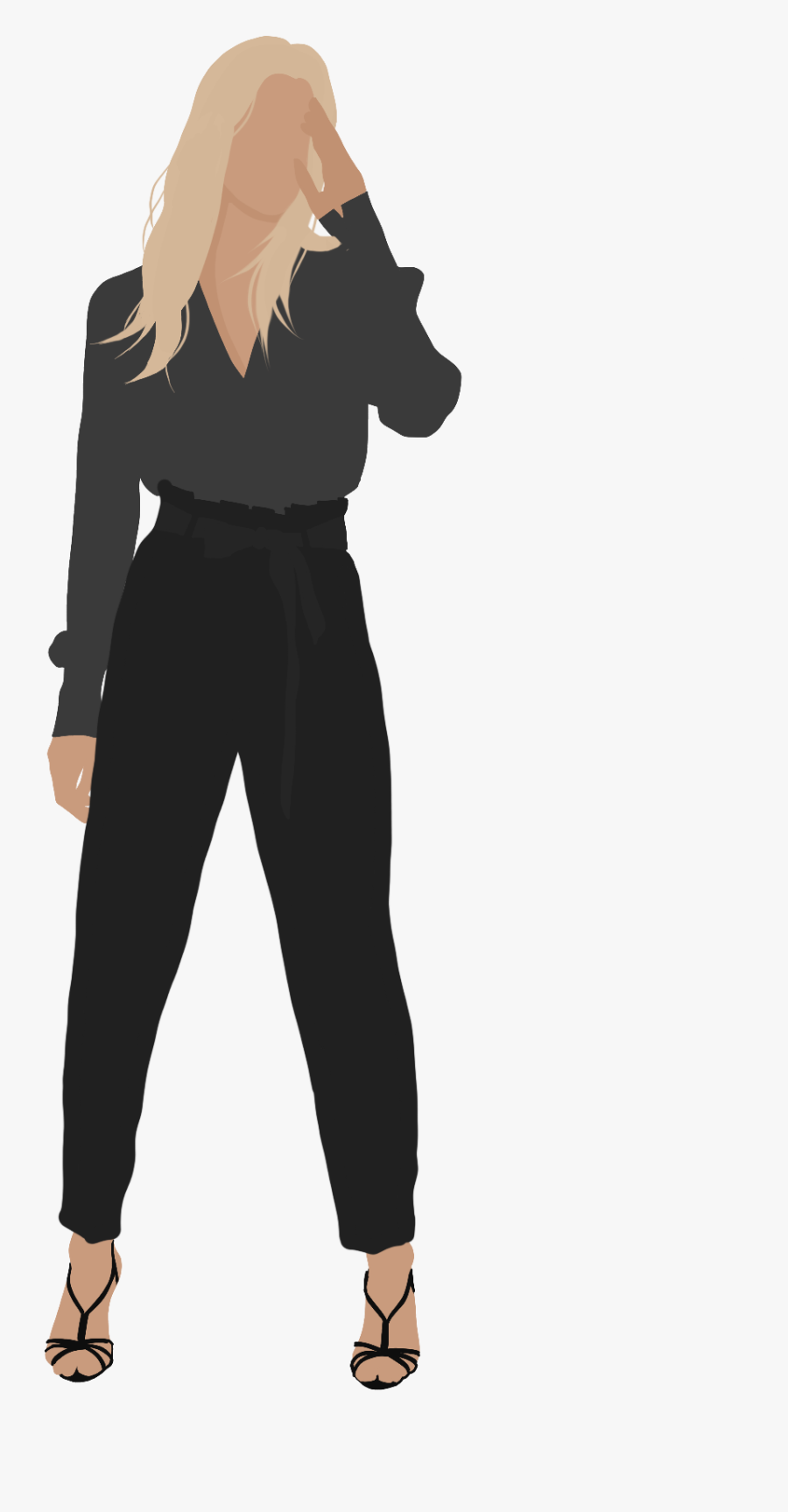 Paperbag Pants For Formal, Transparent Clipart