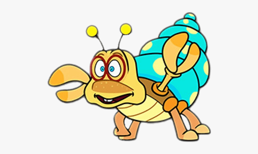 Shelvis The Hermit Crab, Transparent Clipart