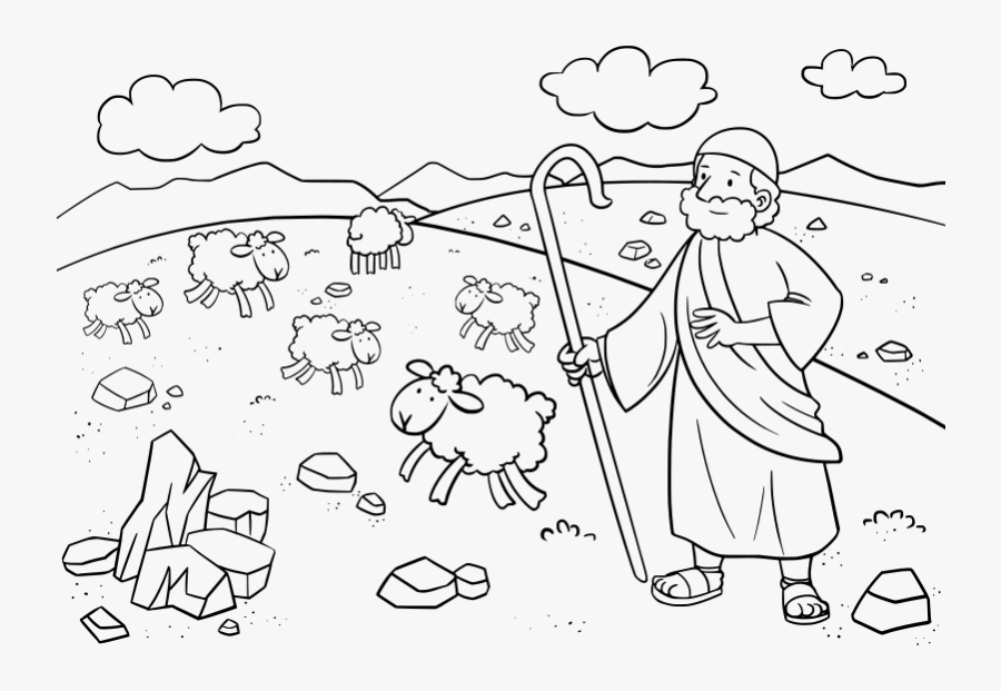 Svg Download Shepherd Huge Freebie For - Rebaño De Ovejas Para Pintar, Transparent Clipart
