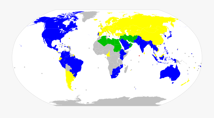 First Day Of The Week Map, Transparent Clipart