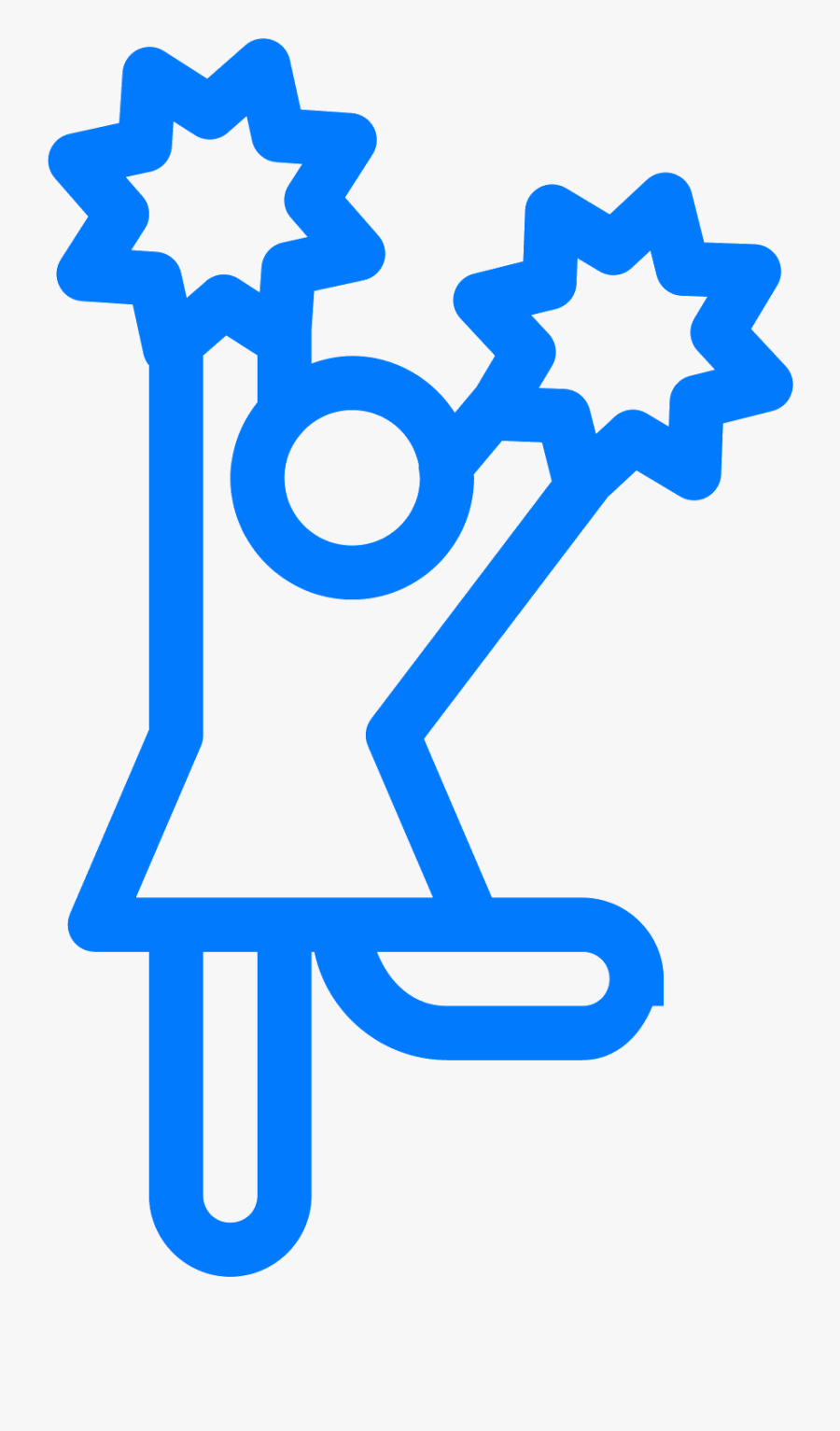 Clip Art Black And White Library Cheerleader Female - Cheerleader Icon Png, Transparent Clipart