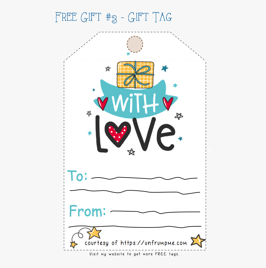 Christmas Gift Tags, Transparent Clipart
