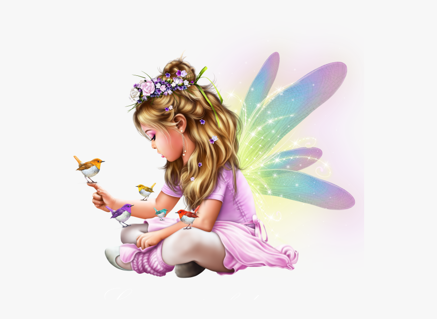 Little Fairy Girls Png, Transparent Clipart