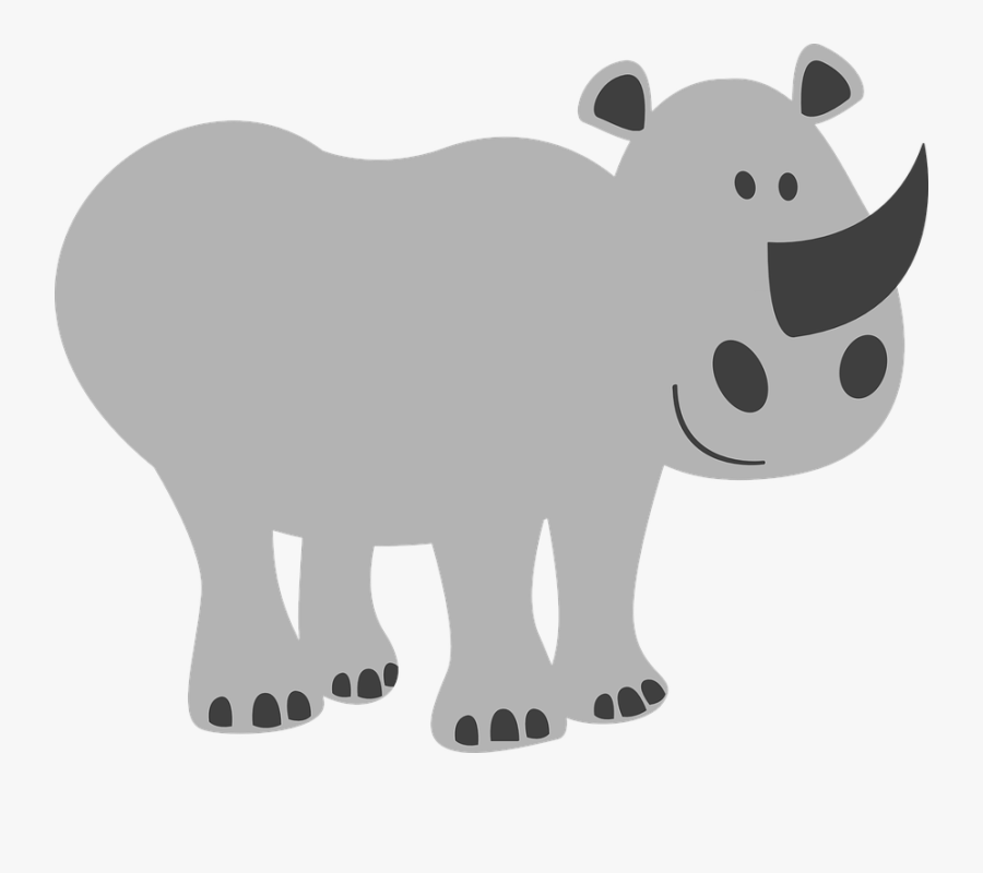 Transparent Rhino Clipart, Transparent Clipart