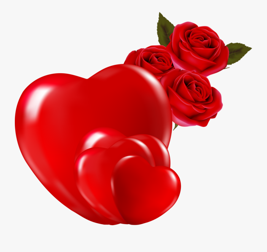 Heart Flowers Of Love, Transparent Clipart