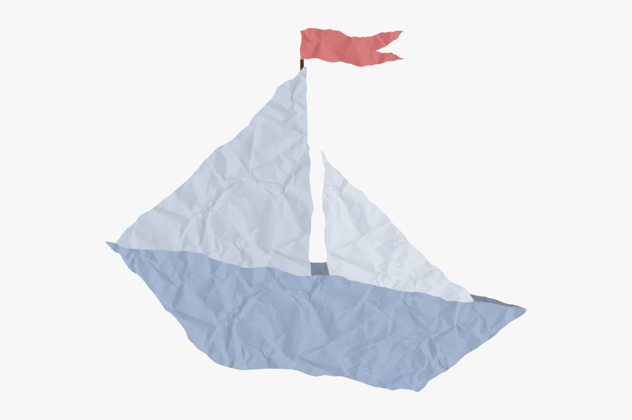 Paper Sailboat Png, Transparent Clipart