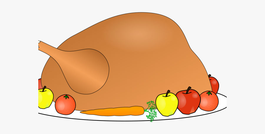 Thanksgiving Turkey Dinner Clipart, Transparent Clipart