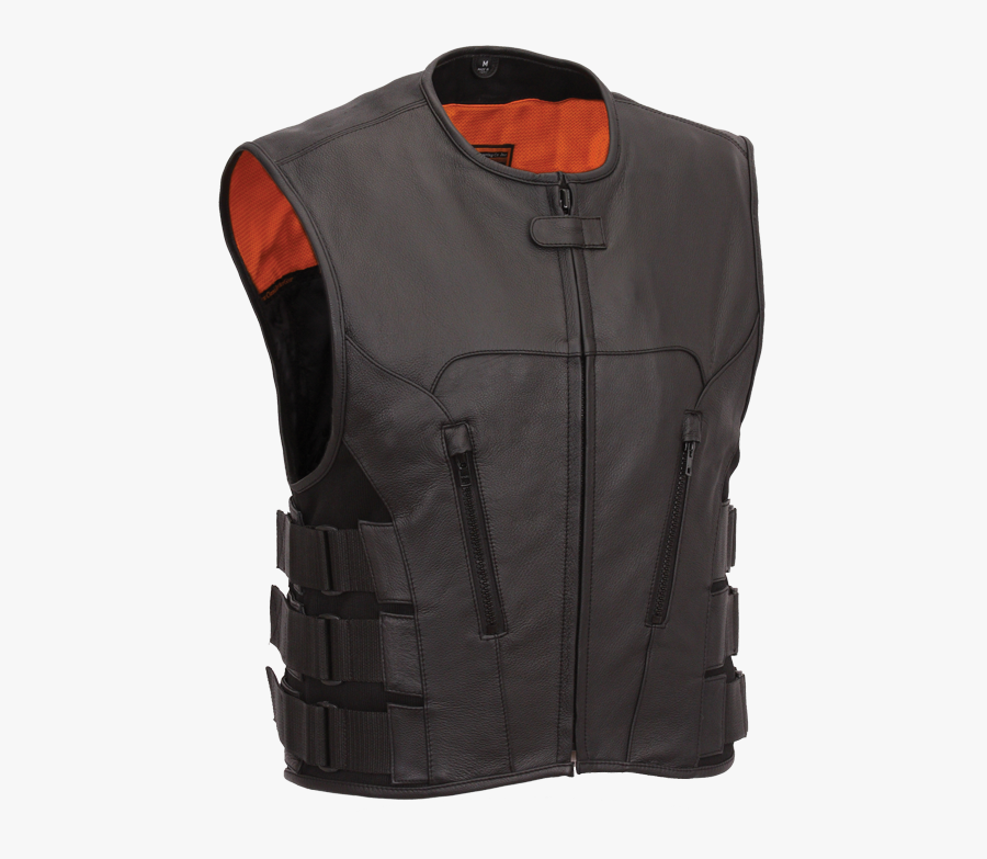 Bullet Proof Vest Png - Leather Motorcycle Vest, Transparent Clipart