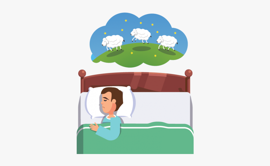 Chronic-insomnia - Husband Wife On Bed Illustrations, Transparent Clipart