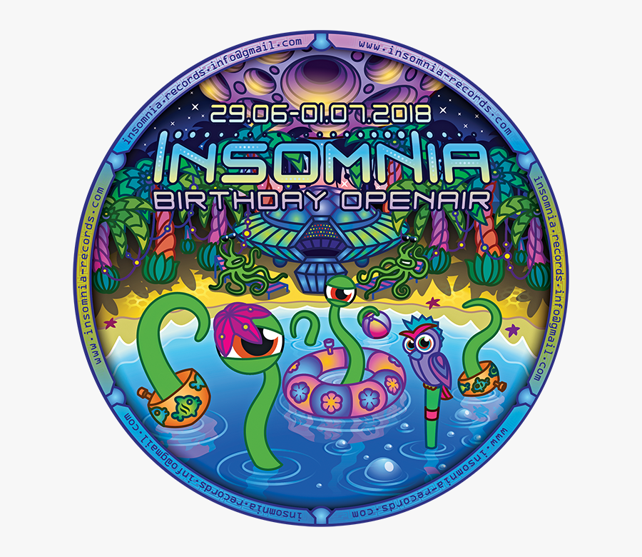 Insomnia Birthday Openair - Circle, Transparent Clipart