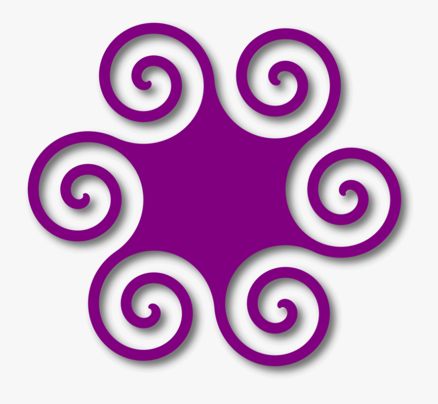 Spiral Geometry Symbol Logo Shape - Кельтские Узоры Png, Transparent Clipart