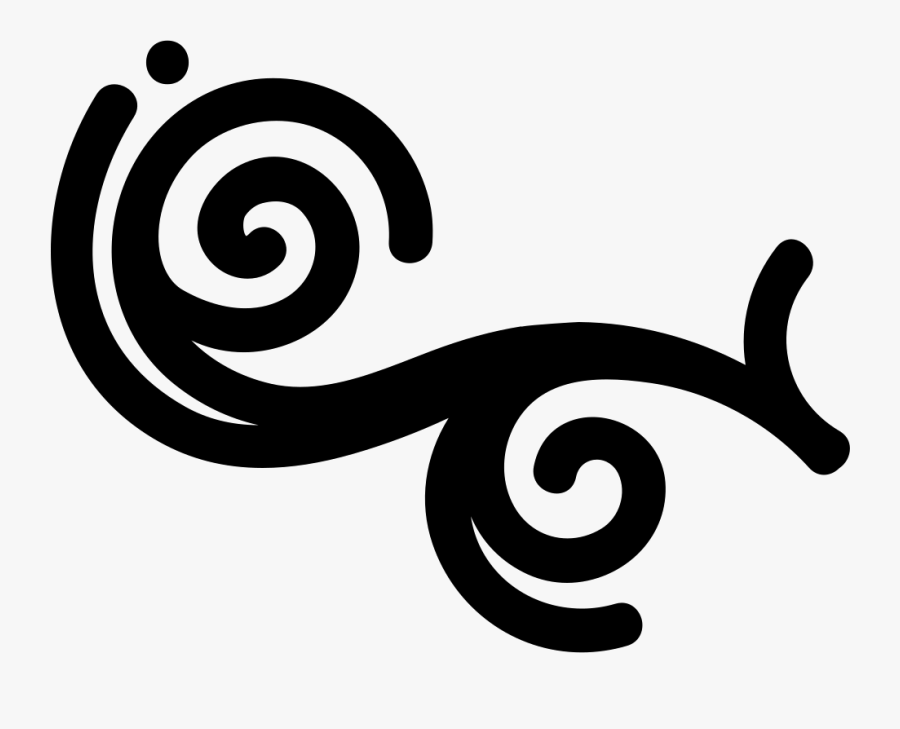 Spirals Floral Ornament Comments - Ornamental Icon, Transparent Clipart