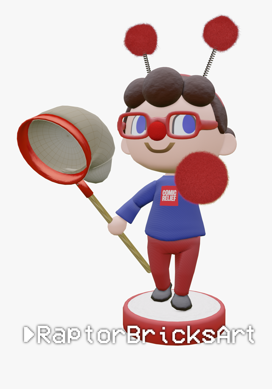 Nerdcubed Comic Relief - Cartoon, Transparent Clipart