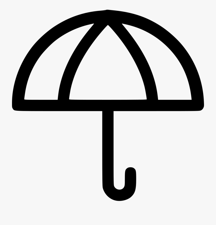 Umbrella Rain Shade Monsoon Shower - Icon, Transparent Clipart