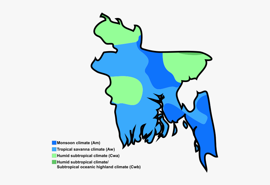 Koppen Climate Classification Bangladesh, Transparent Clipart