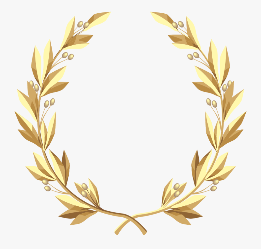 Cliparts For Free - Gold Wreath Png, Transparent Clipart