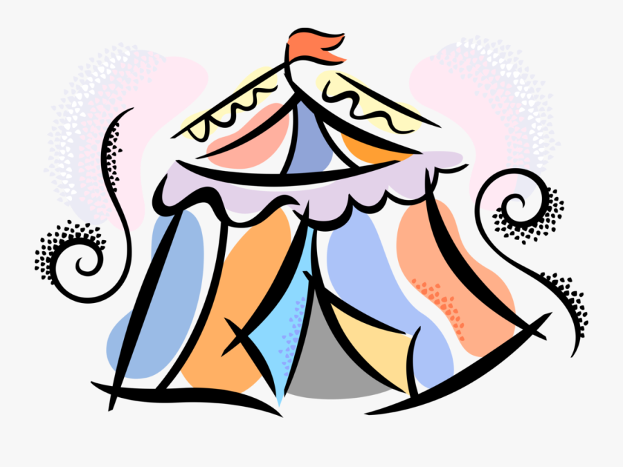 Top Circus Vector Image - Carnival, Transparent Clipart