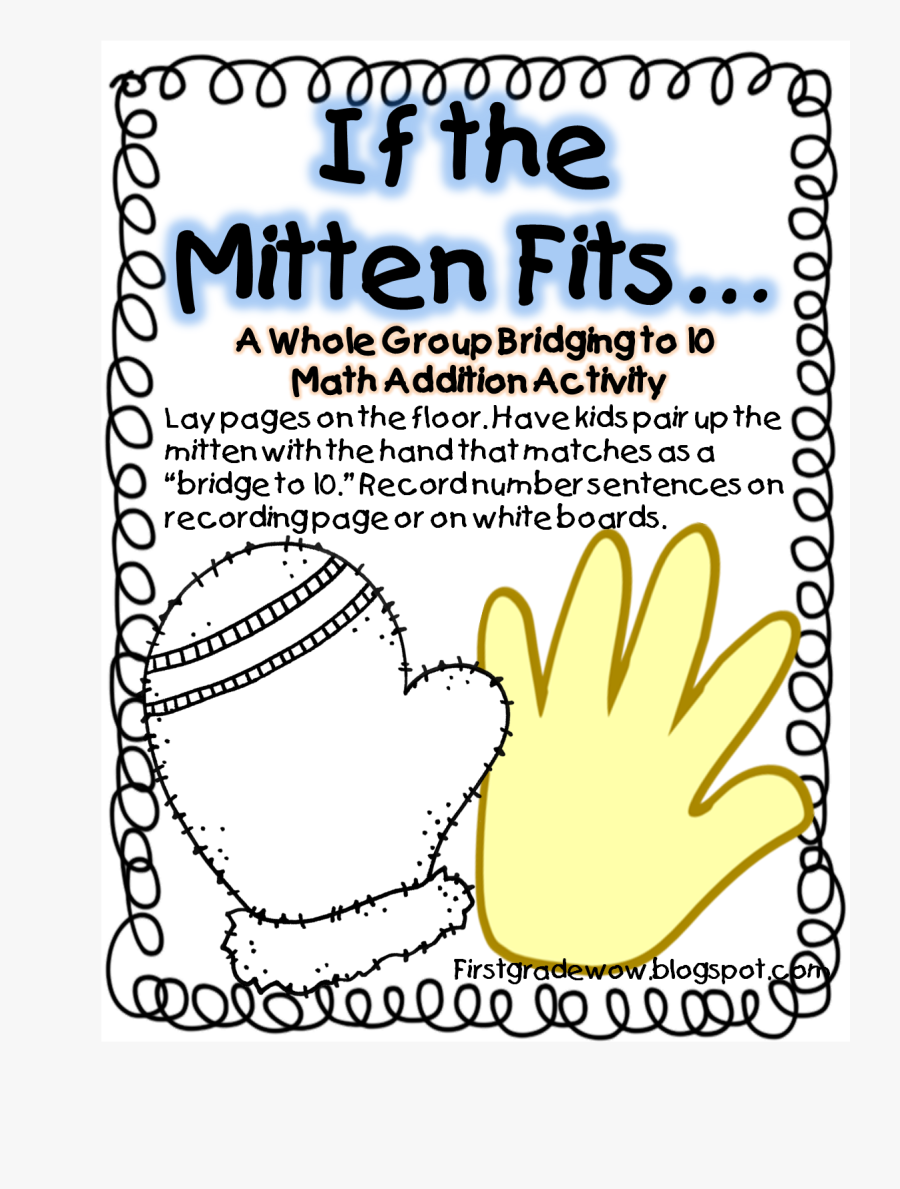 Mitten Clipart Pair Mitten - Students Of The Month, Transparent Clipart