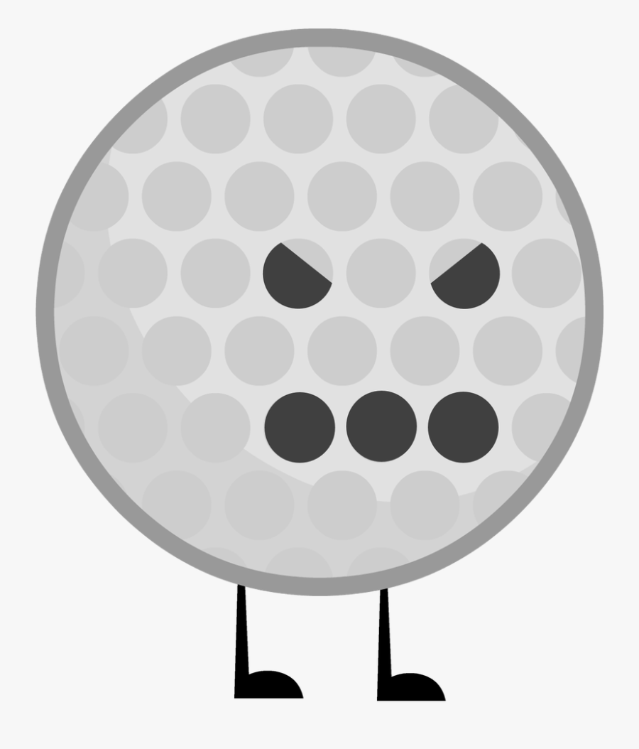 Golf Ball Vector Png Clipart , Png Download - Battle For Dream Island Golfball, Transparent Clipart