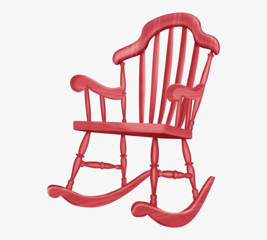 Rocking Chair Clipart , Png Download - Red Rocking Chair Cartoon, Transparent Clipart