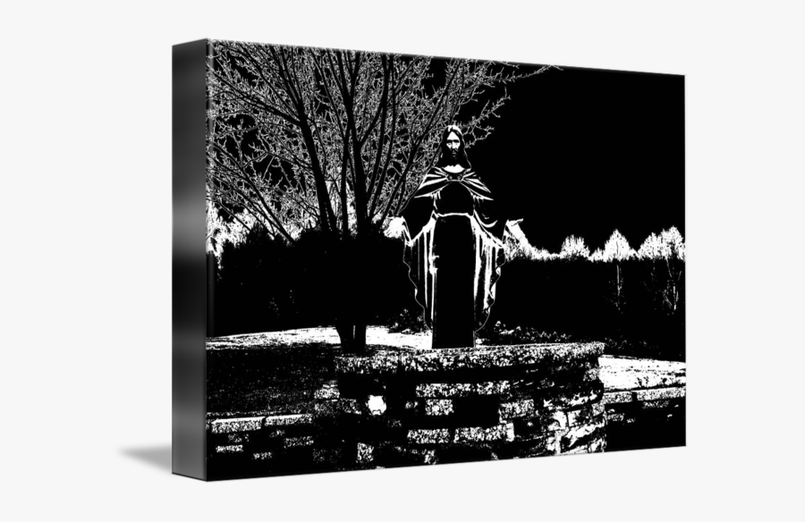 Clip Art Black Spiritual Images - Monochrome, Transparent Clipart