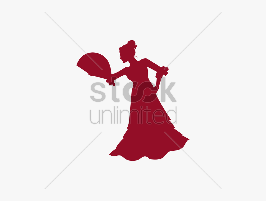 Flamenco Clipart Flamenco Dance Clip Art - Illustration, Transparent Clipart