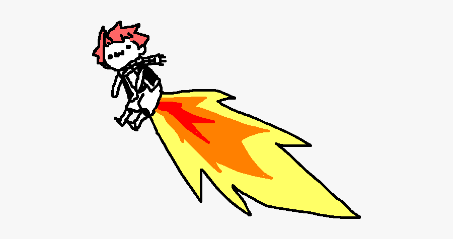Here, Have A Transparent Fire-farting Natsu Dragneel - Illustration, Transparent Clipart
