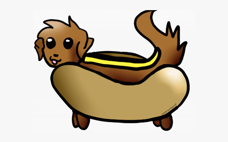 Hot Dog Clipart Cartoon - Cartoon Cute Food Clipart, Transparent Clipart