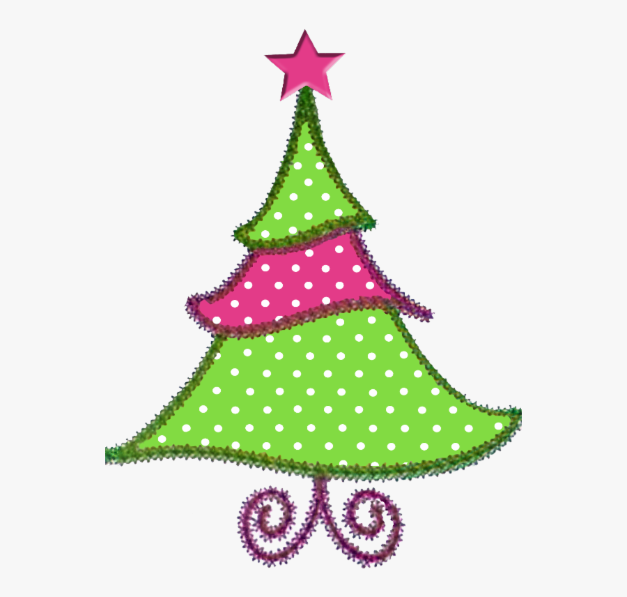 Christmas Tree Trunk Paintings Clipart , Png Download - Whimsical Cartoon Clipart Christmas Tree, Transparent Clipart