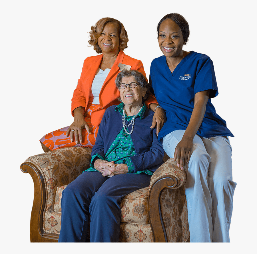 Meet Our Team At Springwell Senior Living - Sitting, Transparent Clipart