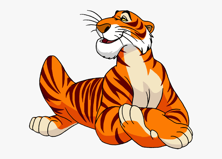 Shere Khan Disney Clipart - Cartoon Jungle Book Tiger, Transparent Clipart