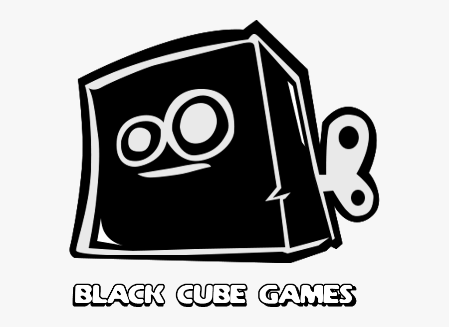 Transparent Unifix Cube Clipart Black And White - Black Cube Games, Transparent Clipart