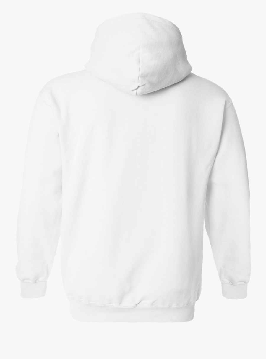 Hd Gildan White Hoodie Back Transparent Png Image Download - Gildan White Hoodie Back, Transparent Clipart